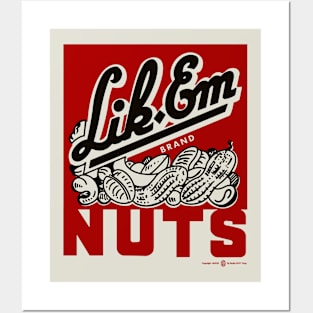 Vintage Lik-Em Nuts Posters and Art